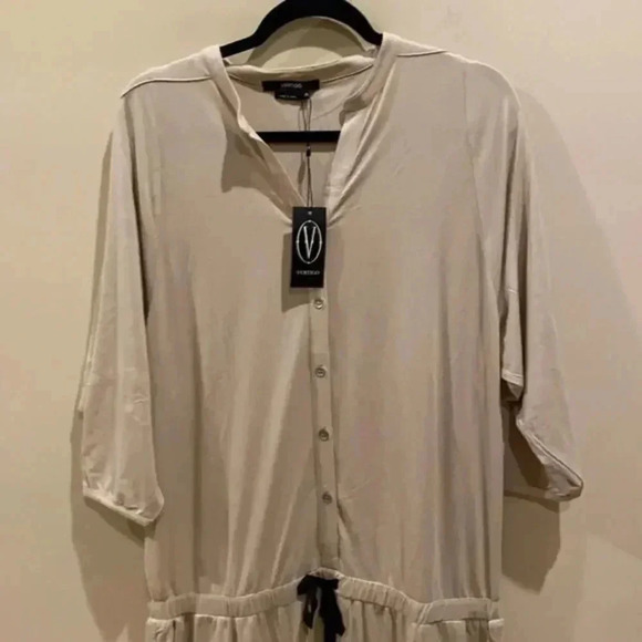 Vertigo Button Front Jumpsuit - Picture 4 of 11